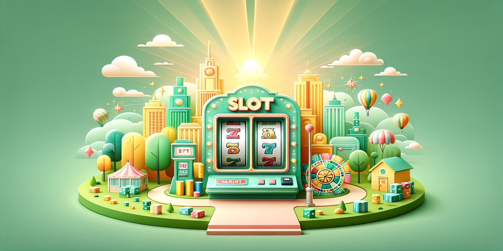 Hero image depicting top online slots of 2026 on pk68.cloud.